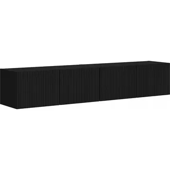 Televizní stolek TV stolek 2 ks Černý 60 x 31 x 29,5 cm