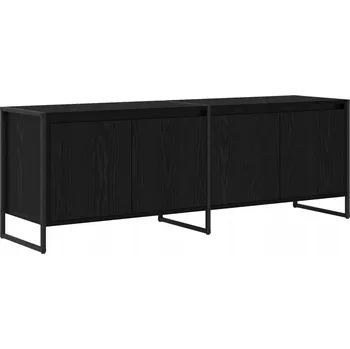 Televizní stolek TV stolek Černý Dub 140 x 36 x 49.5 cm