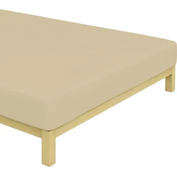 Jersey prostěradlo Světle Béžové Rozměr: 120x200 cm