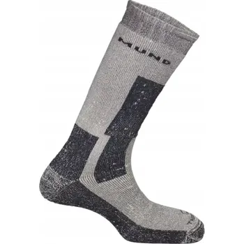 Pánské ponožky Ponožky Mund Trekking Winter Thermolite Granátové XL