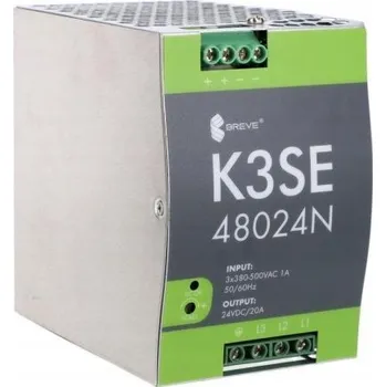 spínaný zdroj Spínaný zdroj K3SE 48024N 500/ 24VDC 20A /na DIN lištu/ 17000-1014