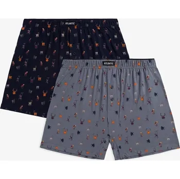 Pánská móda Volné boxerky Atlantic 2MBX-046 XXL