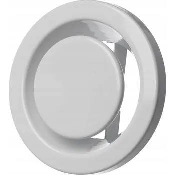 Větrací mřížka Krytka wentilační mřížky, kryt 100mm, bílá barva