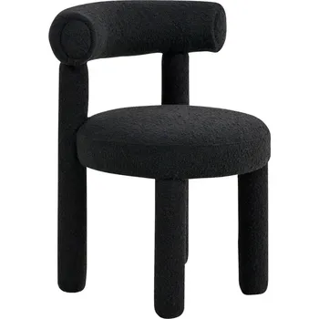 Jídelní židle Čalouněná židle Leith - Livin Hill černá 62x80 cm