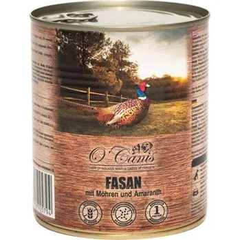 O'CANIS Pheasant with Carrots Monoprotein - vlhké krmivo pro psy - 800g