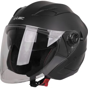 Helma na motorku W-tec Otevřená přilba Barcela (Barva: matně černá, Velikost: XL (61-62))