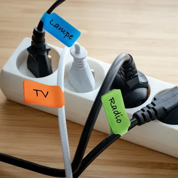 Sluchátka 3Pagen 10 štítků na kabely na suchý zip