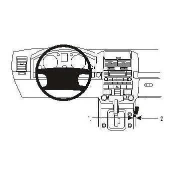 Brodit ProClip montážní konzole na palubní desku pro Volkswagen Touareg 03-09, 833297