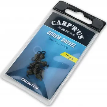 Carp´R´Us Obratlíky s vrutem Screw Swivel 10ks