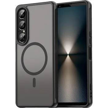 Pouzdro na mobilní telefon Techsuit HaloFrost II MagSafe pro Sony Xperia 1 VII černá