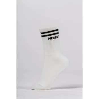 Pánská móda NEBBIA crew ponožky krémové 35-38