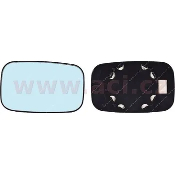 Autodíl sklo zp. zrcátka s plastovým držákem L=P