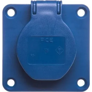 Elektrická zásuvka Elektrická Zásuvka hermetická Pce modrá