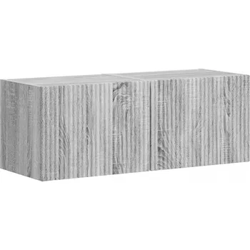 Televizní stolek TV stolek 2 ks Šedá Sonoma 60 x 31 x 29,5 cm