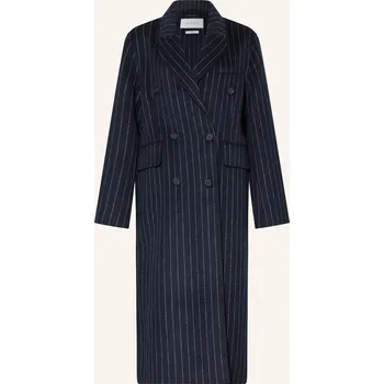 Dámský kabát Mrs & Hugs Dámský Plášť, tmavě modrá / černošedá, 44