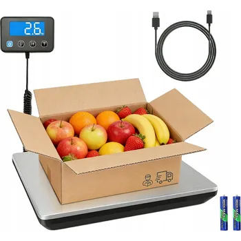 Kuchyňská váha ELEKTRONICKÁ SKLADOVÁ VÁHA LCD 200KG PLATFORMOVÁ OBCHODNÍ ZBOŽÍ SILNÁ