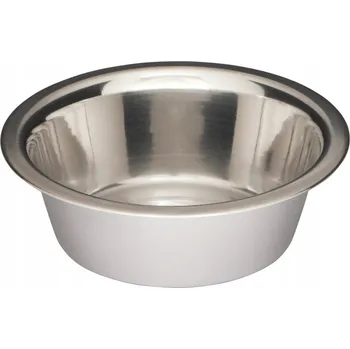 Miska pro psa Jedna kovová miska Barry King stříbrná 0,22 l