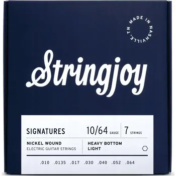 Struna pro kytaru a smyčcový nástroj Struny pro elektrickou kytaru Stringjoy SIGNATURES 7-string 10-64 (HVY107)