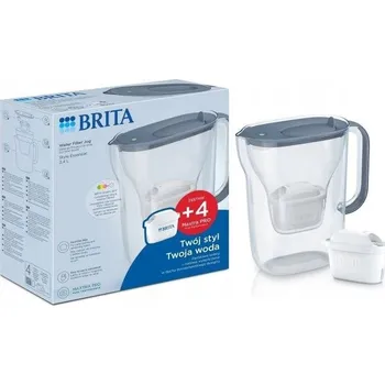 Filtrace vody Filtrační konvice BRITA Style Essential + 4 x Filtrační patrona Maxtra Pro Pure