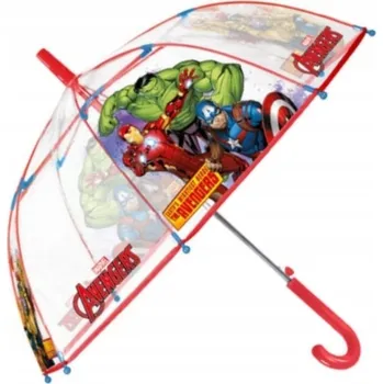 Dětský průhledný deštník Avengers proti dešti PERLETTI 75279