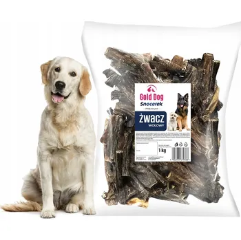 Krmivo pro psa Hovězí Čepce 1 kg Gold Dog Premium