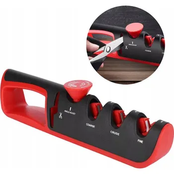 BROUSEK NA KUCHYŇSKÉ NOŽE TŘÍFÁZOVÝ BROUSEK 3v1 S REGULACÍ PEVNÝ