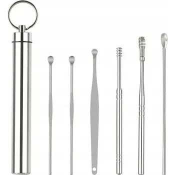 Čistič uší Sada nástrojů na čištění uší od ušního mazu | 6 kusů