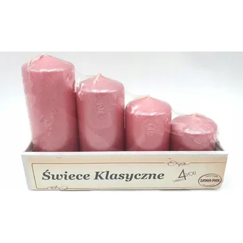 Svíčka Tradiční parafínová svíčka Zawa-Pak 4 ks