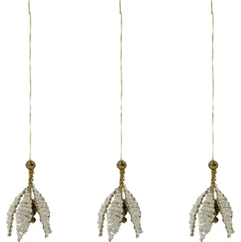 Velikonoční dekorace House Doctor Velikonoční dekorace Bell Off-white – set 3&nbsp;ks