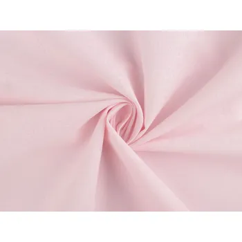 Bavlněná látka / plátno jednobarevná, střední, 7 (14) růžová nejsv.