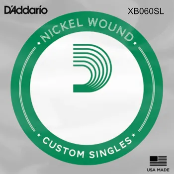 Struna pro kytaru a smyčcový nástroj Struna pro baskytaru D'ADDARIO XL Nickel Wound 060w SL