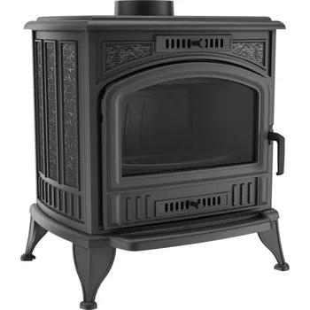 Krbová kamna KRATKI KOZA K6 krbová kamna 8kW, černá - doprava zdarma