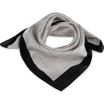 Šátek Saténový šátek 65x65 cm, velké, 2 černá