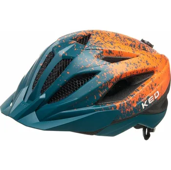 Cyklistická přilba Přilba KED Street Junior Pro S arcardia green orange matt 49-55 cm