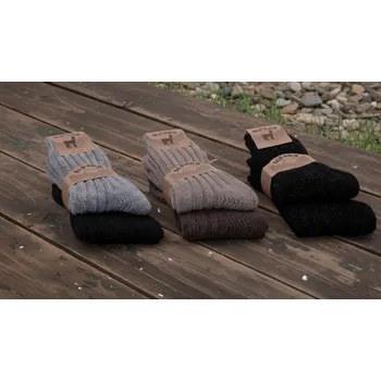 Pánské spodní prádlo Ponožky WiK Alpaka Wolle 20900 A'2 39-46 černá 43-46