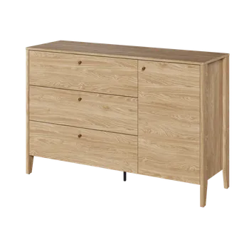 Komoda Komoda Cozy - Lenart Dub Olejovaný 136x91 cm
