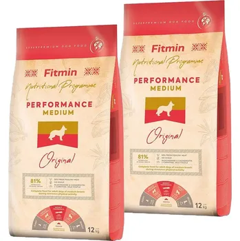 Fitmin Medium Performance, 2x 12 kg