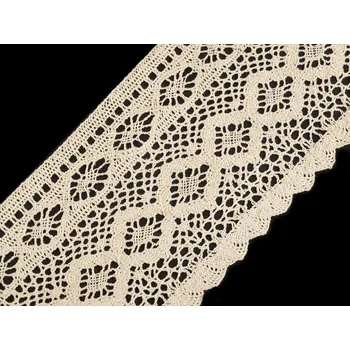 Bavlněná krajka paličkovaná šíře 12,5 cm