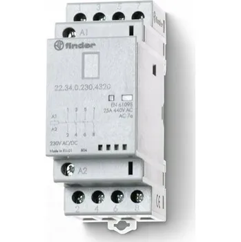 Stykač Modulární stykač 25A 4Z 230V AC/DC Finder 22.34.0.230.4320