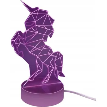 Lampička Stolní lampička Svítící Jednorožec LED Noční do Ložnice USB