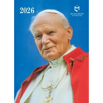 Kalendář Papežský kalendář - Jan Pavel II 2026 - malý (A4)