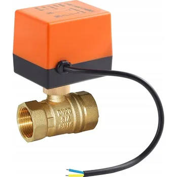 Ventil KULOVÝ ELEKTROMAGNETICKÝ VENTIL S POHONEM AC 220V pohon 1 palec DN25