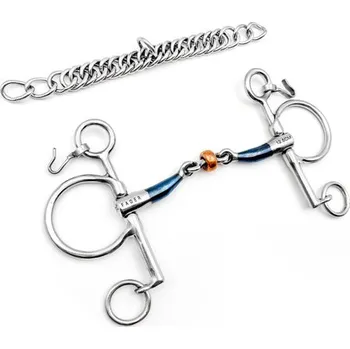 Udidlo pro koně Udidlo Baby Pelham dvakrát lomené Sweet Iron Julia Fager 11,5 cm