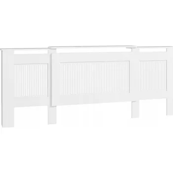 Obraz Kryt na radiátor MDF deska 81,5 x 201 cm bílý