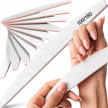 10 X PILNÍK NA NEHTY LODKA MANIKÚRA PEDIKÚRA ZEBRA 100/180