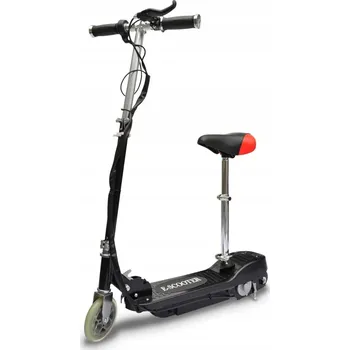 Motorová koloběžka Elektrická koloběžka pro děti, černá, 74 x 36 x 86 cm, sedátko 46-60 cm