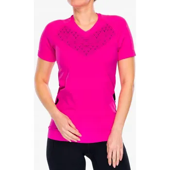 Dámské běžecké tričko X-bionic Twyce Run SS - neo pink/x black M