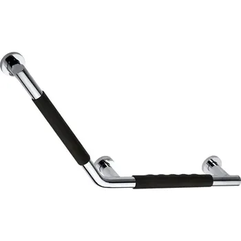 Madlo do koupelny BEMETA 104507711W OMEGA 135° držák - pravý, černý