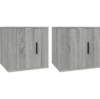 Televizní stolek TV stolek z dřevotřísky 40x34,5x40 cm, šedý dub sonoma