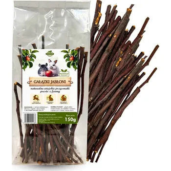 Krmivo pro hlodavce Jablečné větvičky 150g pro králíky a hlodavce - SAMFARM